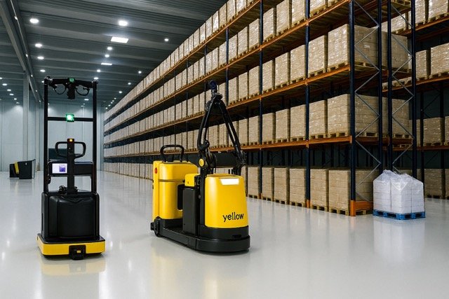 Packing area for export shipment