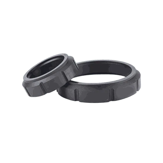 Carbon seal rings and mechanical seals
