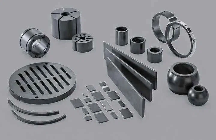 Custom precision-machined graphite products