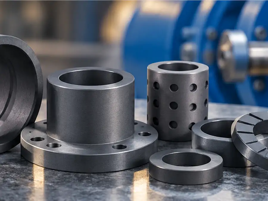 Industrial graphite bearings