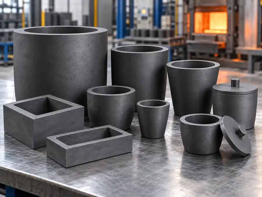 Schematic of Graphite Crucibles