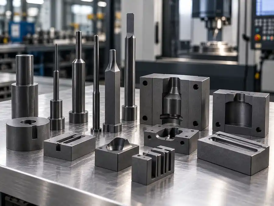 Graphite Punches and Mold Inserts Schematic