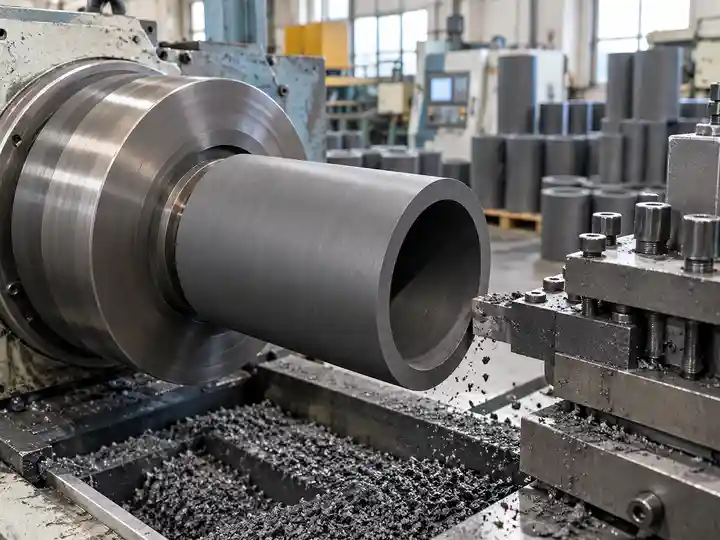 Dimensional inspection of graphite crucible