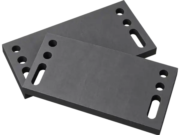 Custom machined graphite plate component